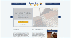 Desktop Screenshot of bayouinnmotel.com